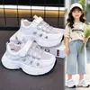 Tênis Respiráveis de Malha com Velcro, Modelo Novo 2026, para Meninos e Meninas, Confortáveis, Leves, Antiderrapantes, Cor Branca, Dropshipping Disponível