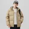 Chaqueta Corta de Plumón de Alta Gama para Hombre Marca de Moda Chaqueta de Plumón de Pato Blanco Nueva Invierno Engrosada Cálida a Prueba de Frío Chaqueta para Hombre
