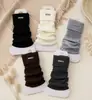 Calcetines de invierno gruesos para mujer, tejidos, extralargos, estilo japonés, adelgazantes, a la altura de la pantorrilla, adecuados para un look preppy