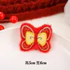 Estilo Chino Linda Manzana Festiva Palabra de Fortuna Paz Alegría Tesoro de la Suerte Ropa para Niños Zapatos y Calcetines Sombrero Accesorios