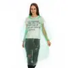 Impermeable desechable portátil de PE, poncho grueso para exteriores, transparente, largo, conjoined, equipo de lluvia al por mayor, poncho para deriva