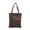 Bolsa de Grande Capacidade 2026 Novo Estilo Bolsa de Mão Moda Bolsa Étnica Bolsa Tote Feminina Tecido Tricotado Bolsa de Ombro para o Dia a Dia