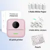 Mini Impresora Transfronteriza Pequeña Portátil Mini Bolsillo Etiqueta Foto Error Térmica Bluetooth