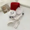 Nuevos Orejeras Cálidas de Felpa con Bloques de Color y Cara Sonriente Otoño Invierno para Mujer, Dulces, Lindas, A prueba de Viento, Cubre Orejas para Ciclismo, Calentadores de Orejas
