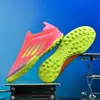 Zapatos de Fútbol para Niños Cruzados del Mundo para Niños, Adolescentes, Estudiantes, Niñas, Tachones Tf, Clavos Largos Ag, Zapatos Deportivos de Entrenamiento para Competición