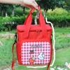 Bolsa de almuerzo de dibujos animados, bolsa aislante, bolsa aislante gruesa de papel de aluminio, correa portátil, bolsa de almuerzo portátil, bolsa de picnic para excursiones
