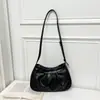 Bolsa feminina de ombro e transversal de alta qualidade estilo coreano, bolsa plissada nuvem trendy ins 2026, bolsa baguette vintage de axila