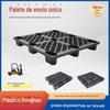 Paletes de Plástico Pretos Descartáveis Especiais para Embalagem e Envio, Paletes de Plástico de Nove Pés, Paletes de Plástico de Malha de Lado Único