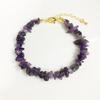 Pulseira de Pedras Irregulares Doce da Moda Multicor Feminina Suprimento Transfronteiriço Cristal de Morango Água-Marinha