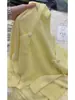 Suéter Tejido Amarillo Estilo Europeo Falso Dos Piezas para Mujer, Nuevo Estilo Primavera 2026, Suave Casual Corte Holgado, Rejuvenecedor, Top de Alta Gama
