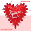 Nova série de corações de amor transfronteiriços Balões de folha para o Dia dos Namorados Fio de coração vermelho Urso do amor Flecha de Cupido