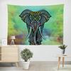 Tapeçaria Amazônia Novo Lar TikTok Live Tecido de Fundo Impressão 3D Elefante Paisagem Pano de Pendurar Tecido Decorativo Europeu
