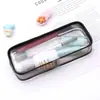 Estojo transparente de fabricante bolsa de papelaria minimalista de alto valor grande capacidade armazenamento de material escolar para estudantes bolsa para lápis específica para exames