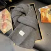 Colección de Bufandas de Mohair de Color Sólido de Otoño e Invierno, Bufandas Atmosféricas Estilo Coreano, Bufandas Chal Ampliadas y Engrosadas al por Mayor