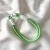 Estilo Ins Color Claro Todo Fósforo Colgante para Funda de Teléfono Móvil Cuerda Corta para Mano Colgante de Correa Tejida Duradera Cadena para Bolso de Llaves Universal