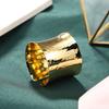 Anillos para Servilletas Metálicos Sencillos con Puntos al por Mayor, Anillos para Servilletas de Hotel Restaurante Estilo Occidental para Poner la Mesa, Clips Decorativos para Banquetes de Boda
