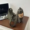 Bolso vintage de gamuza para mujer, nuevo modelo de otoño 2026, bolso de hombro y cruzado de gran capacidad para el día a día, forma de media luna