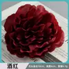 Venta directa de fábrica de flores artificiales rojas con miles de estilos para elegir, incluyendo rosas burdeos y dalias, para materiales de decoración de bodas