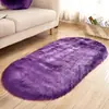 Alfombra Creativa para el Hogar Transfronteriza de Lana Sintética, Tapete de Piso para Sala de Estar, Sofá, Calentador de Pies, Tapete Antideslizante para Dormitorio, Estilo Americano