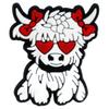 Cartoon Highland Cow Series Gota de Plástico PVC Sapatos de Borracha Macia Buraco Flor Sapato Fivela Sapatos de Jardim Buraco Telefone Móvel Caso DIY Acessórios