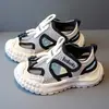 Sapatos de Salto Baixo para Meninas, Estilo Novo Primavera e Outono 2026, Respiráveis, Modernos, Casuais, Sola Macia, Confortáveis, Estrutura em Malha Respirável, Sapatos de Bebê
