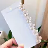 2022 Novo Acessório de Cabeça Coreano Flor de Cristal Dupla Face Pequeno Grampo de Cabelo Novo Fresco Franja Grampo de Cabelo Cabelo Quebrado Pegador de Cabelo Acessórios de Cabelo