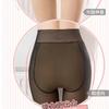 Meias de seda pretas espessas com forro de lã de pele preta outono e inverno leggings de carne falsa feminina aeromoça meia-calça cinza externa