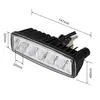 Modificación de Coche 12vled lámpara de parrilla central techo 30W pulgada reflector 24v camión parachoques delantero reflector lámpara antiniebla amarilla