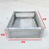 Malla de acero inoxidable de 100 mallas, 10 cm de alto, con ángulo recto, borde envuelto, red de filtro ultrafina para estanques de peces, cajas de rotación y acuarios; usado para separar los desechos de pescado