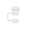 Tapa de Tapa para Vasos Bingba a Prueba de Polvo Silicona de Grado Alimenticio Tapón para Popotes de Vidrio Cubierta de Acero Inoxidable para Popotes Amazon Spot