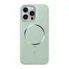 Funda Magnética Metálica Ultra Fina para Teléfono Círculo Delgado Adecuada para Apple 16Promax Color Puro 15 Moderna 11/12/13