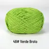 Yi Mian Fio de Algodão Leite de 4 Cabos Lã Média-grossa Novelo Crochê Sapatos Boneca Suéter Tricotado à Mão diy Pacote de Material