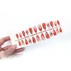 24 Piezas de Nuevo Arte de Uñas Temático de la Copa del Mundo Transfronterizo Forma de Almendra Chapado en Oro Ojo de Gato Fútbol Uñas Portátiles Exquisitas Piezas de Uñas Portátiles