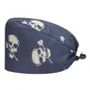 Gorros Médicos Europeos y Americanos para Centros de Cuidado Postparto, Gorras Cómodas sin Visera, Pañuelos Médicos Quirúrgicos de Copa Redonda, Gorros Médicos de Trabajo