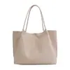 Bolso tote tejido transfronterizo para mujer, nuevo bolso de mano vintage de gran capacidad 2026, bolso de hombro casual para el día a día