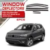 Txr É Adequado para Volkswagen Tiguan L Platinum Defletor de Chuva Tiguan X Defletor de Chuva para Janela Sobrancelha de Janela Viseiras de Janela Protetor de Chuva