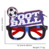 Gafas Temáticas de Fútbol del Mundial para EE. UU., Canadá y México Decoraciones para Fiestas Accesorios para Animar Accesorios para Fotos Marcos de Gafas de Fieltro