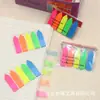 Adesivos Post-it Diários de PET Fluorescente Indicando Classificação de Rótulos Adesivos Cor Fofa Filme Fluorescente Transparente