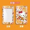 Lindo Porta Tarjetas de Estudiante con Cordón Sanrio Porta Tarjetas de Campus Identificación Porta Tarjeta de Autobús Permiso de Trabajo Tarjeta de Comida Dura Venta al por Mayor