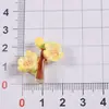 Accesorios de resina DIY de dibujos animados, flores decorativas, pinzas para el pelo de pegamento de crema, fundas para teléfono, hebillas para zapatos, llaveros, colgantes