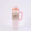 Novo Copo de Carro Owala Mesmo Estilo 40oz com Alça Aço Inoxidável 304 Copo Térmico Portátil para Carro Copo de Gelo Frio