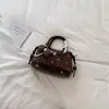 Bolso Boston de Lunares Dulces Estilo Coreano 2026 Nuevo Llegada Otoño Bolso Pequeño de Hombro Cruzado Chic de Moda para Mujer