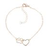 Pulsera Hueca de Garra de Mascota Tassel de Animal Lindo Gato Perro Pulsera con Forma de Corazón de Perro Pulsera al por Mayor