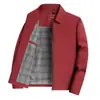 Jaqueta Executiva do Papai Masculina Primavera e Outono Casaco Casual Meia-Idade e Idosos Novo Cardigan Masculino Casual de Negócios