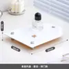 Nova Mesa de Sobremesas Branca Prateleira Madeira Acrílico Branco Suporte de Exibição Mesa Decoração Conjunto de Dez Peças