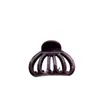 Pinza para el pelo de calabaza retro pequeña con veta de mármol ABS, pinza de tiburón de estilo chino nuevo para mujer, pinza para la parte trasera de la cabeza para recogido a medias