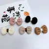 Série de Cores Morandi Crepe Flor de Cinco Pétalas Acessórios DIY Laço de Tecido Acessórios de Cabelo Semi-Acabados Acessórios para Roupas