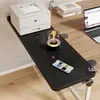 Placa de extensión de escritorio, uso en oficina, no requiere taladro, panel de mesa extensible, soporte de brazo plegable, bandeja para teclado