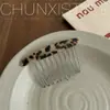 Acetato cabelo quebrado fixo acabamento artefato pente gancho de cabelo lado feminino grampo de cabelo cabeça cabeça reversa inserir pente cocar verão