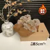 Zapatos peludos de suela gruesa con lazo dulce para mujer, nuevo estilo invierno 2026, sin cordones, punta redonda, forro de felpa, cálidos, zapatos de algodón estilo Birkenstock